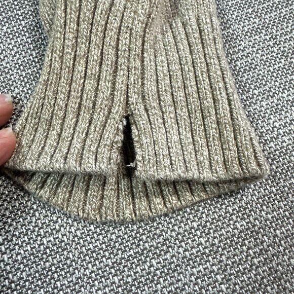 American Eagle Outfitters Sweater Mens XL Tall Athletic Fit Tan 1/4 Zip Button * - Picture 8 of 8